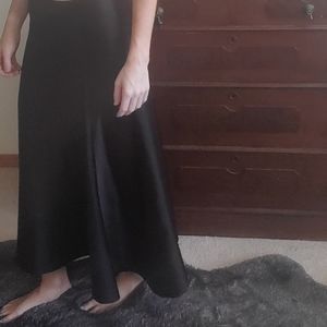 Theory Black Maxi Skirt